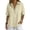 Beige, variant on Xiaoxatg Womens T Shirts, Elegant Blouse for Women with Short Sleeves and Buttoned Front Top for Casual and Weekend Wear Light Gray XXXL
