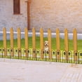 thumbnail image 6 of 24" (H) x 30' (L), Double Fancy Decorative Outdoor Fence, Garden Fence, Rustproof Metal (10 pcs), 6 of 8