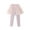 Pink, variant on Maean Little Girls Cotton Legging Pant with Skirts Toddler Elastic Waist Cute School Uniform Leggings