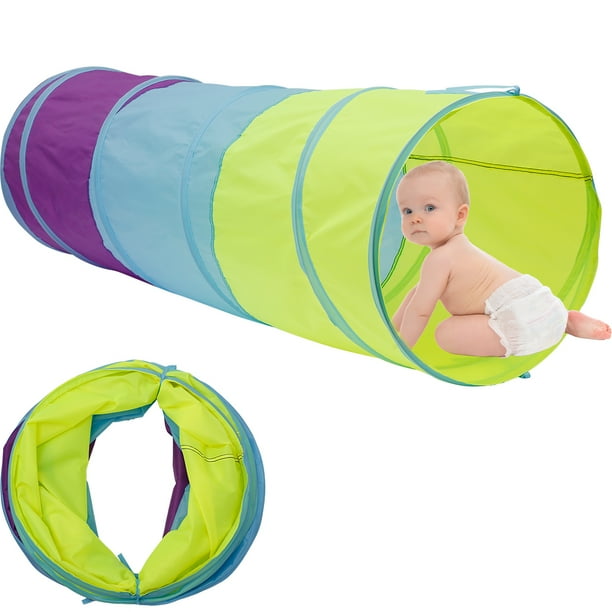 Túnel de juego para niños pequeños, túnel de rastreo emergente, casa de juegos para niños, niñas o perros, gatos, mascotas, tienda de campaña portátil plegable para niños, juguete para juegos de inter