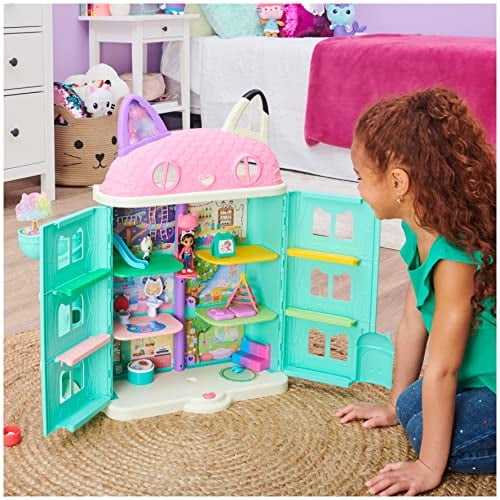 Casa de muñecas Gabby's Dollhouse Gabby's Purrfect con 15 piezas sonidos y aplicación