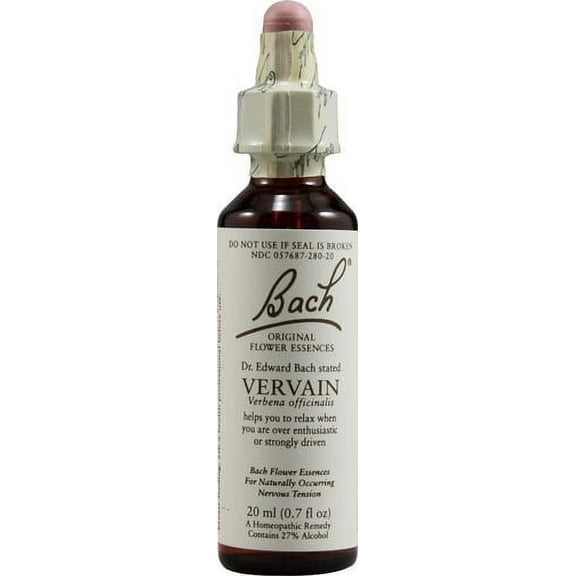 Bach Original Flower Remedies Drops, Vervain, 0.7 Fl Oz
