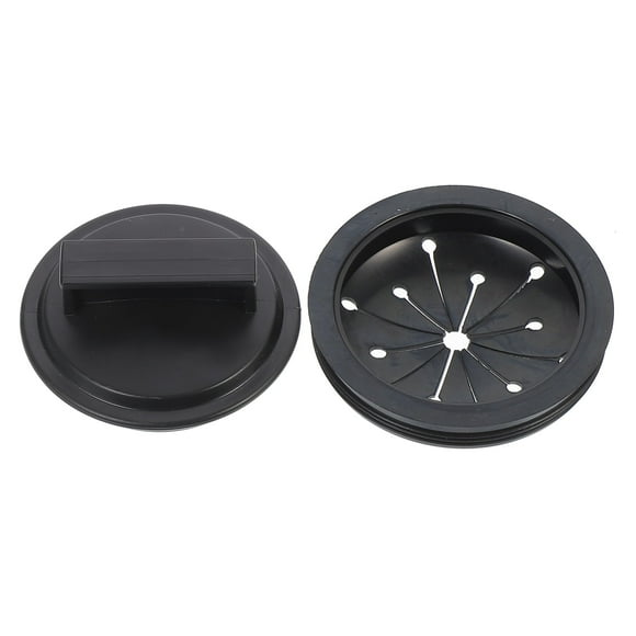 2 Pcs Water Trough Sink Plugs Garbage Disposal Splatter Guard Kitchen Sink Blocked Baffle Abs