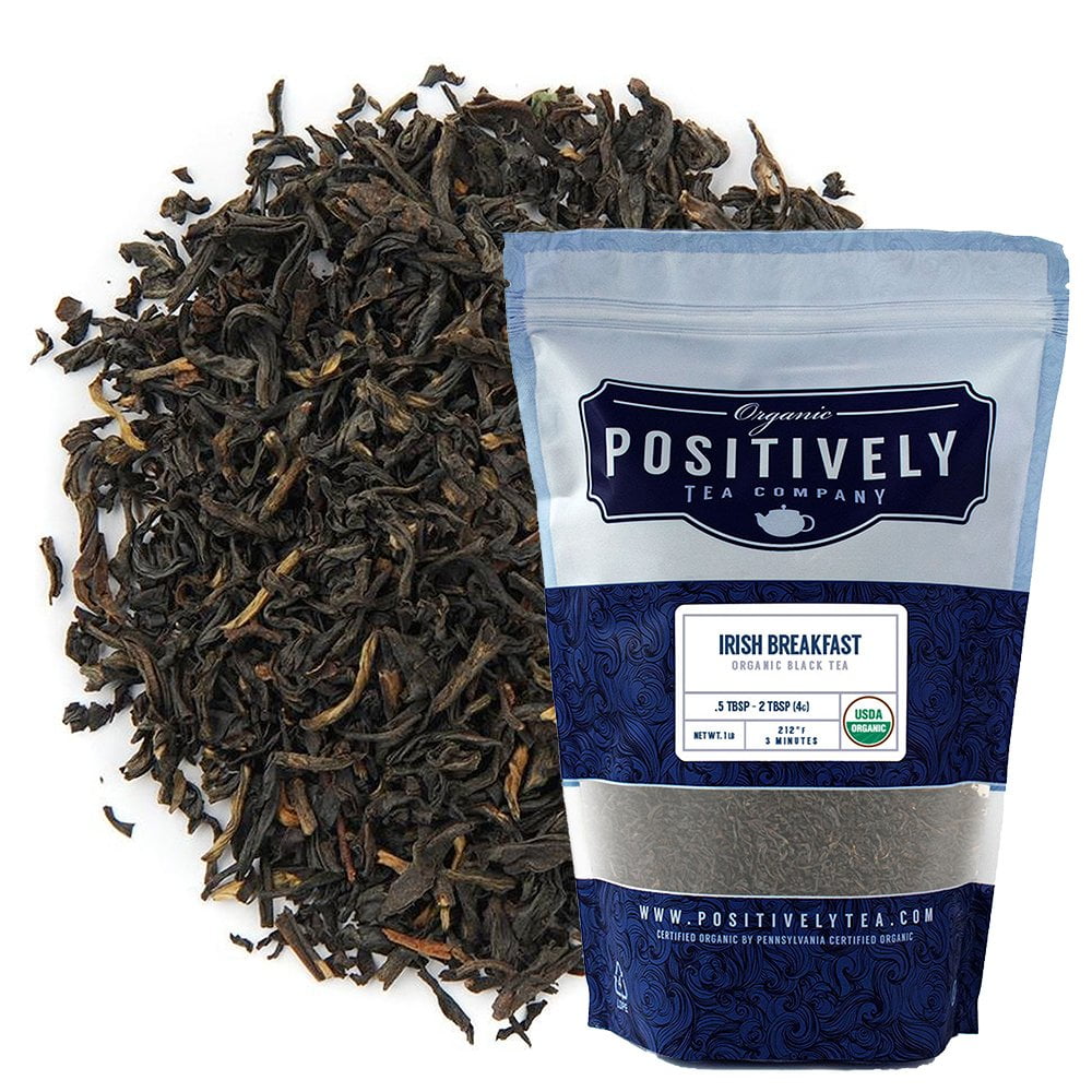 Positively Tea's Organic Irish Breakfast, Black Tea, Loose Leaf, 1
