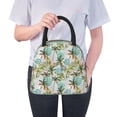 thumbnail image 6 of Fotbe Watercolor Palm Tree Pattern Lunch Bag, Insulated Lunch Box, Small Leakproof Cooler Food Lunch Containers Reusable High Capacity Lunch Tote Bags for Work, Travel, Outdoor, 6 of 6