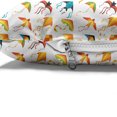 thumbnail image 4 of Kites Pet Bed, Repetitive Pattern of Various Shapes and Colors Outdoor Activity Fun Times Print, Chew Resistant Pad for Dogs and Cats Cushion with Removable Cover, 24" x 39", Multicolor, by Ambesonne, 4 of 4