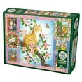 thumbnail image 1 of Cobble Hill - Blossoms And Kittens Quilt (1000-Piece Puzzle), 1 of 10