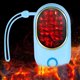 thumbnail image 4 of Mini Calentador Eléctrico Calentador de luz de llama, atmósfera, luz de fuego de carbón, recargable por USB, 2 niveles de temperatura Likrtyny Para estrenar, 4 of 6