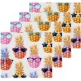 thumbnail image 2 of Coolnut Pineapples Wash Cloth Set of 2, 12 x 12 Inch Cotton Baby Washcloths Highly Absorbent and Soft Feel Fingertip Towels Face Towels for Bathroom, Gym, Spa Washcloth Gift, 2 of 7