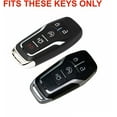 thumbnail image 3 of Dobrev 5 Button Silicone Case Protector Entry Fob Cover Skin for Ford Fusion Explorer Mustang Edge Lincoln Nautilus MKC MKX MKZ Smart Key   Black, 3 of 4