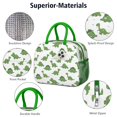 thumbnail image 4 of Womens White Green Dinosaurs Pattern Lunch Box for Work,Insulated Lunch Bag for Women,Loncheras Para Mujer,Leakproof Adult Lunch Bag for Work,Beach,Travel,Picnic,Camping, 4 of 7
