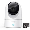 eufy Security Solo IndoorCam P24, 2K Security wifi Indoor Plug-in Camera Pan & Tilt, with a 32GB microSD Card, Homebase not Compatible