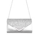 thumbnail image 1 of bolso de mano para mujer, ideal para fiestas de noche y bodas (plateado)., 1 of 7