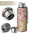 thumbnail image 2 of 20 Oz Pioneer Flower Coffee Tumbler Double Wall Insulated Stainless Steel Water Bottle | Metal Reusable Thermoses Flask with Cup Cap | Leak & Sweat Proof with Anti-Dust Lid, 2 of 7