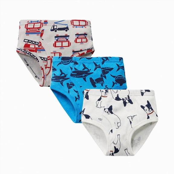 Ymyiu Underwear for Boys Baby Waterproof Diaper Pants for Training Nighttime Diaper Underwear Briefs for Toddler Boys and Girls 4T 5T(Blue, 4-5 Years)
