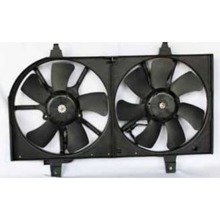 - NEW AC CONDENSER FAN ASSEMBLY FITS 2001 NISSAN SENTRA DUAL RADIATOR CONDENSER