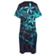 thumbnail image 4 of Vestido de playa hawaiano - polinesio tropical abstracto suelto con bolsillos. Vestido para embarazadas., 4 of 6