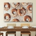 thumbnail image 2 of wall26 Canvas Print Wall Art Chocolate Chopped Nut Dipped Dessert Donut Food Cooking Kitchen Photography Realism Decorative Scenic Rustic Zen Calm Colorful for Living Room, Bedroom, Office - 12", 2 of 5