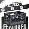 thumbnail image 3 of Juggernaut Storage Crate for Office Storage & Classroom Organization 6-Pack, 3 of 9
