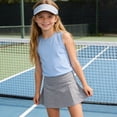 thumbnail image 5 of Ynynloco Girls Active Dry Fit Tank Top Kids Sleeveless Racerback Tank Tops Girls Golf Athletic Tennis Performance Tops 3-14 Years, 5 of 8