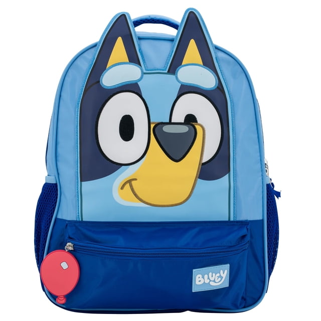 Mochila Bluey Azul 41 cm Diseño 3D Nylon para Niños