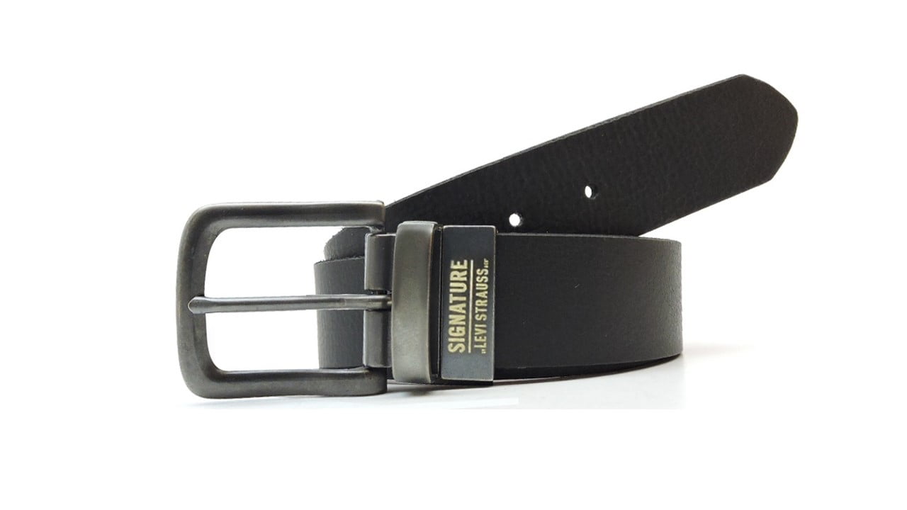 Signature By Levi Men's 38mm Leather Reversible Belt