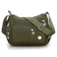 thumbnail image 2 of Bolso bandolera multibolsillos para mujer, impermeable, de nailon, de un solo hombro, de viaje, color verde, 2 of 8