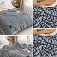 thumbnail image 5 of Fleece Blanket Ice Blanket for All Season Lightweight Summer Cooler Quilt for Hot Sleepers and Night Sweats Cooler Comforter Double Cold Effect Blanket Cooler Fiber Soft Blanke, 5 of 5