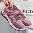 thumbnail image 6 of CHICVOMEY Comfortable Women's Sneakers Lightweight Hook‑and‑Loop Mary Jane Shoes Breathable Mesh Walking Shoes Ideal for Daily Wear & Walking, 6 of 8