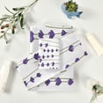 thumbnail image 6 of Coolnut Purple Lavender Towel Set of 3 with Bath Towel, Hand Towel and Wash Cloth, Soft, Quick Drying and Comfortable Winter Towels for Bathroom Kitchen Home Travel Hotel Gym Washcloth Gift, 6 of 7