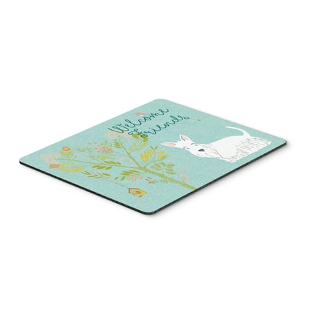 Mouse Pad Friends Carolines Treasures BB7617MP Welcome Friends White Scottish Terrier Mouse Pad, Hot Pad or Trivet ()