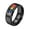 Black, variant on Men Stainless Steel Ring LGBT Pride Rainbow Statement Rings LGBTQ 8MM Rainbow Cubic Zirconia Wedding Bands Black Size 11