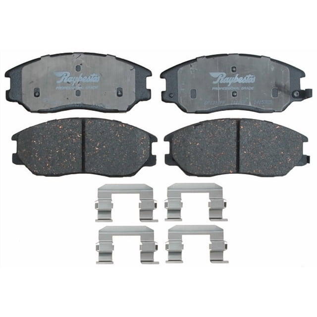 Fits 2004-2005 Hyundai XG350 Raybestos Brakes Brake Pad PGD1013C Element3; OE Replacement; With Hardware; Ceramic