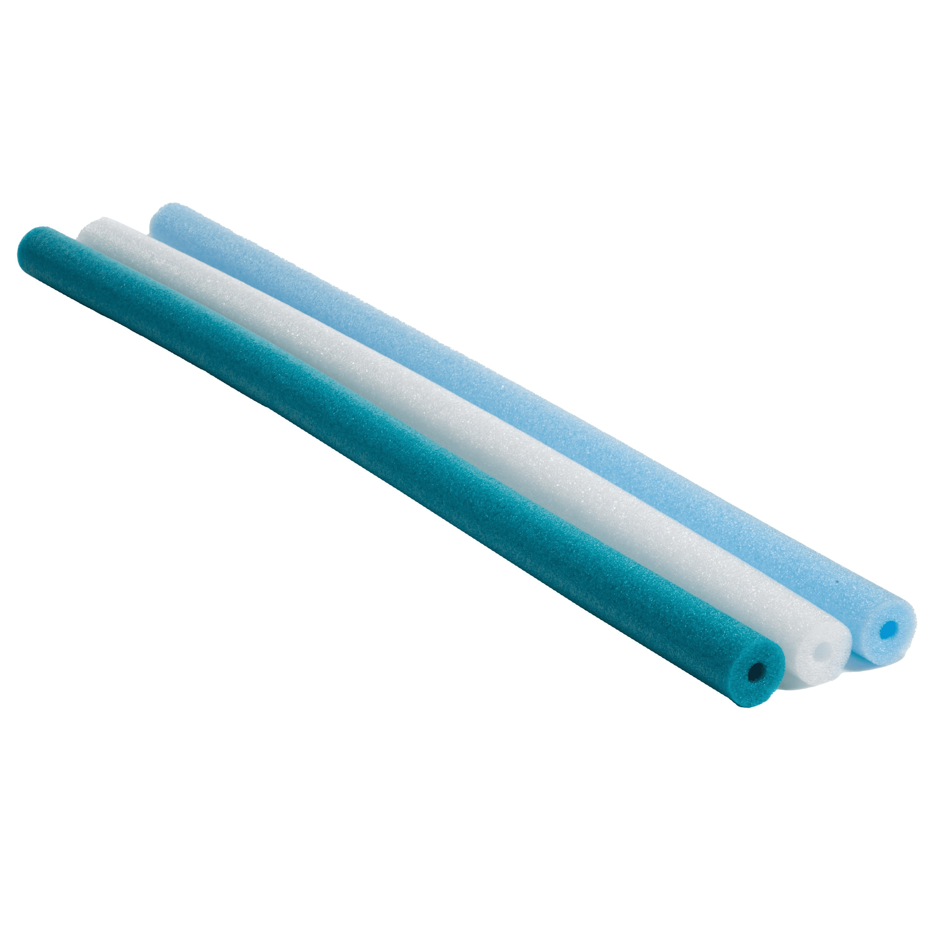 In The Swim 40-Pack, 2-Inch Diameter Standard Pool Noodles – Soft Large Foam Noodles for Extra Buoyancy - Floating Training Device, Exercise Aid, Pool Toy - 50 Inches Long - 3 Shades of Blue 1057473