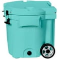 thumbnail image 5 of 30 Quart Wheeled Hard Cooler Insulated Portable Ice Chest Box Durable, All-Terrain Rolling Cooler for Beach, Drink, Beverage, Boating, Fishing, Camping, and Outdoor Activities, 5 of 13