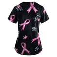 thumbnail image 2 of NAMTYQX Scrub Shirts for Women Trendy V Neck Loose Scrub Tops Women Multicolor Size 4XL, 2 of 4