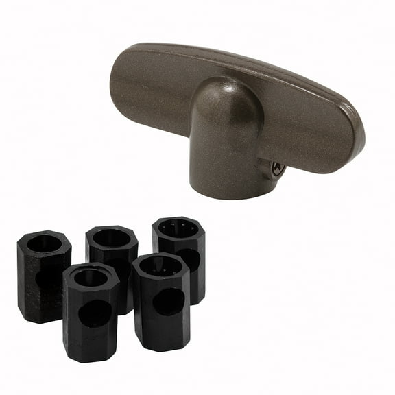 Universal, Bronze Tee-Crank Casement Window Handle (2-pack)