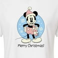 thumbnail image 3 of Disney - Mickey Merry Christmas - Juniors Cropped Cotton Blend T-Shirt, 3 of 5