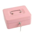 thumbnail image 4 of EHJRE Metal Cash Box with Lock Case Container with Keys for Kids Girls Boys Prizes Pink, 4 of 9
