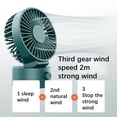 thumbnail image 4 of Fnochy Portable Small Fan Mini Ultra-Quiet Desktop Plug-in Fan with Multi-Directional Adjustment for Office Desk Student Dorm Home Use, 4 of 7