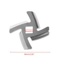 thumbnail image 7 of 3 Pieces Meat Grinder Blade Stainless Steel Knife Cutter Replacement for Grinder, 7 of 7