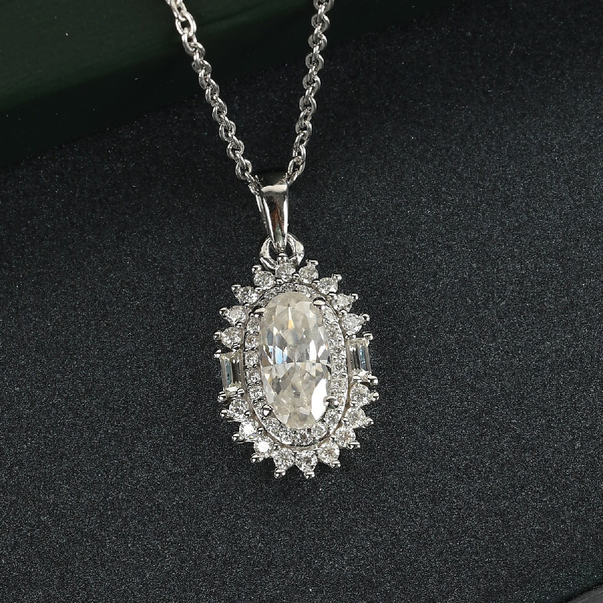 2.50Ct Gorgeous Diamond Snowflake Antique Pendant Necklace 10K White Gold Finish 