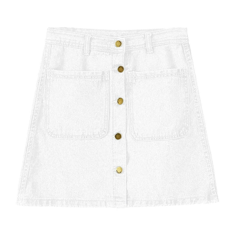 pencil skirt white denim skirt in store
