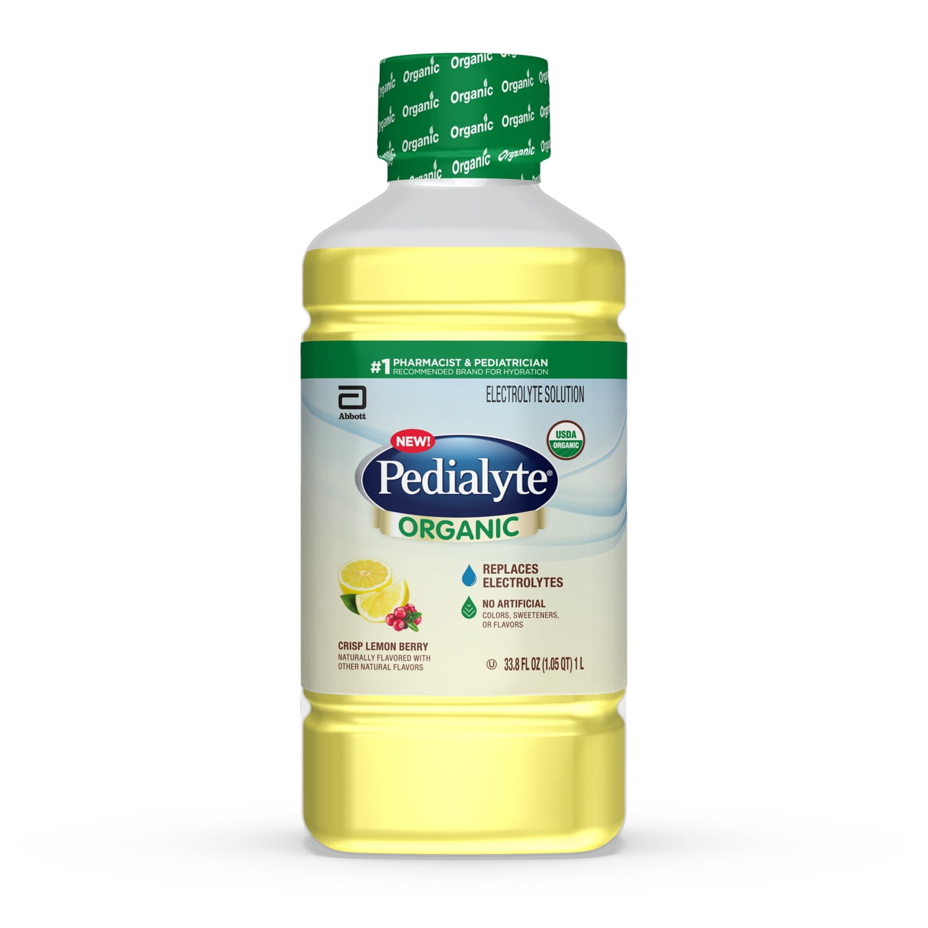 Pedialyte Organic Electrolyte Drink, Advanced Hydration for Kids
