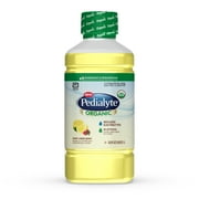 Pedialyte Organic Electrolyte Drink, Advanced Hydration for Kids & Adults, With Zinc for Immune Support, Lemon Berry, 1 Liter, 1 Count