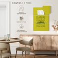 thumbnail image 5 of Elephant Stock Escape In Reading Wall Art - Vertical Multi Panel Canvas - Living Room Wall Decor - Inspirational And Typography Multi Panel - Yellow And White Decor - 20" x 32", 5 of 8