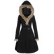 thumbnail image 1 of Moda mujer cárdigan sólido botón otoño abrigo con capucha blusa delgada prendas de vestir Pompotops qwe18946, 1 of 8