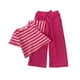 thumbnail image 2 of Minnieouse Niños patrón de rayas camiseta pantalones conjunto jogging ejercicio senderismo deportes poliéster elástico niñas tops pantalones conjuntos de ropa 130cm, 2 of 6
