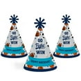 thumbnail image 2 of Big Dot of Happiness Go, Fight, Win - Sports - Cone Happy Birthday Party Hats for Kids and Adults - Set of 8 (Standard Size), 2 of 7