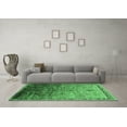 thumbnail image 3 of Ahgly Company Indoor Rectangle Oriental Emerald Green Industrial Area Rugs, 3' x 5', 3 of 4